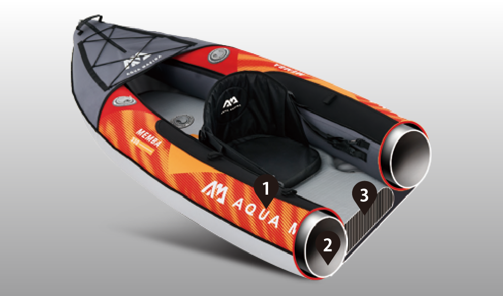 HEAVY-DUTY PVC KAYAK MEMBA