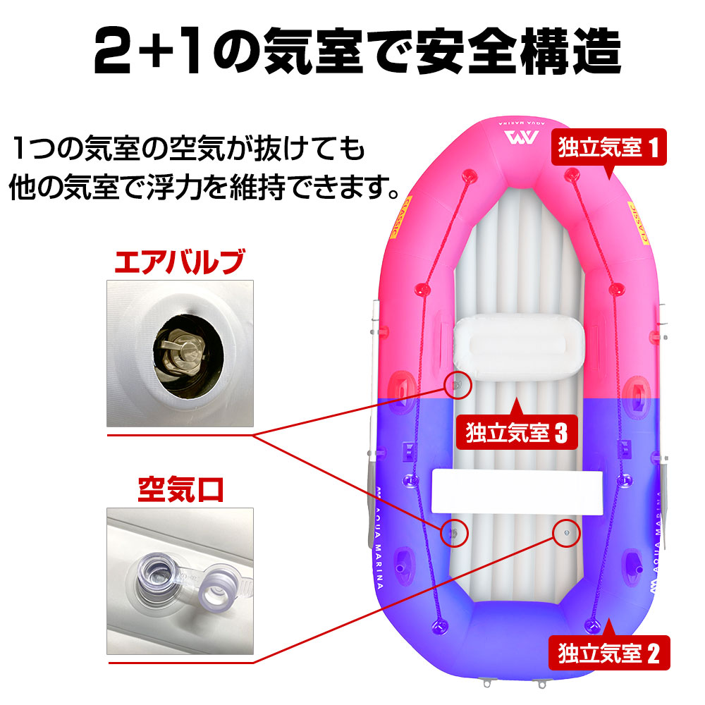 アクアマリーナ ゴムボート CLASSIC 300 Fishing Boat with electric motor T-18（クラシック300 エレキモーターセット） 07