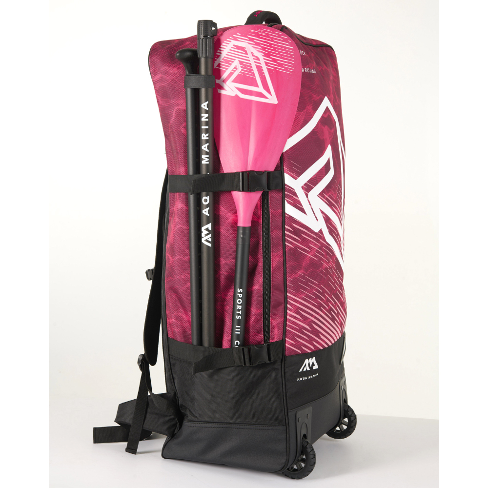 アクアマリーナ アクセサリー PREMIUM BACKPACK WITH WHEEL 132L PINK（プレミアムバックパック キャスター付き ピンク） 08