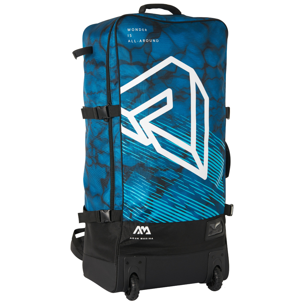 インフレータブルカヤック PREMIUM BACKPACK WITH WHEEL 90L BLUE（ジップバックパック キャスター付き ブルー）